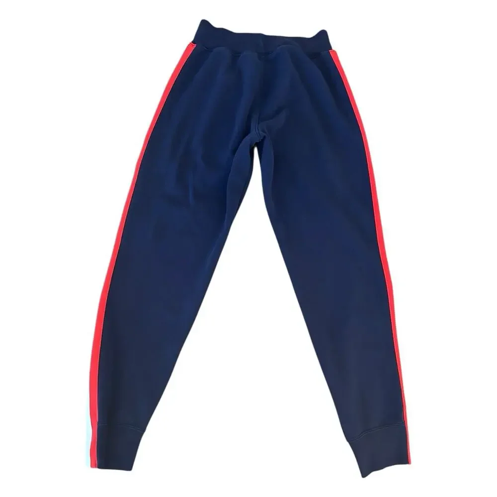 Polo Ralph Lauren Sweatpants XSTP Heavy Striped Logo Preppy Drawstring - Picture 8 of 11